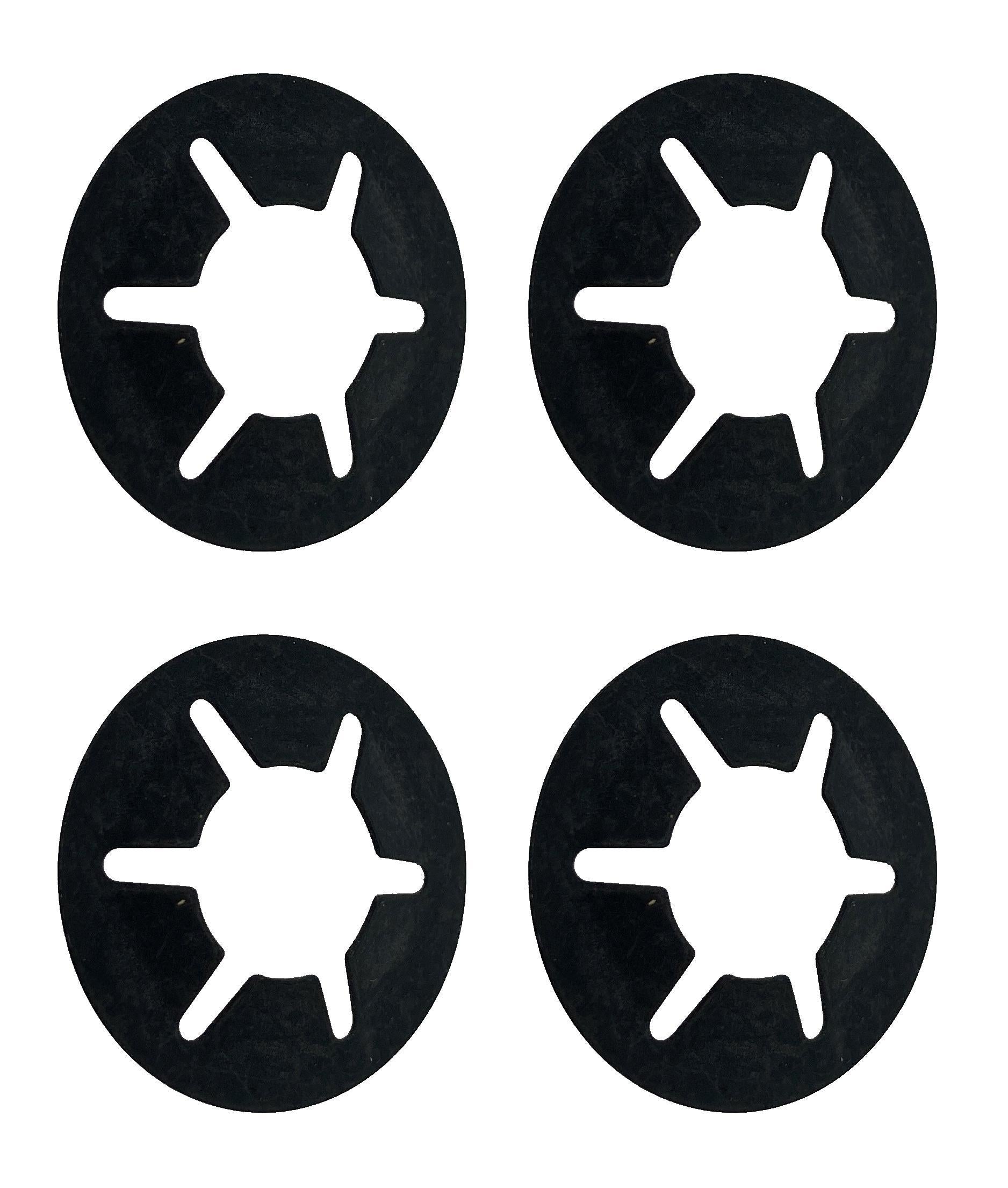 Side profile of John Deere GX20141 push nut, 4-pack