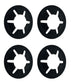 John Deere Original Equipment Push Nut (Pack of 4) - GX20141