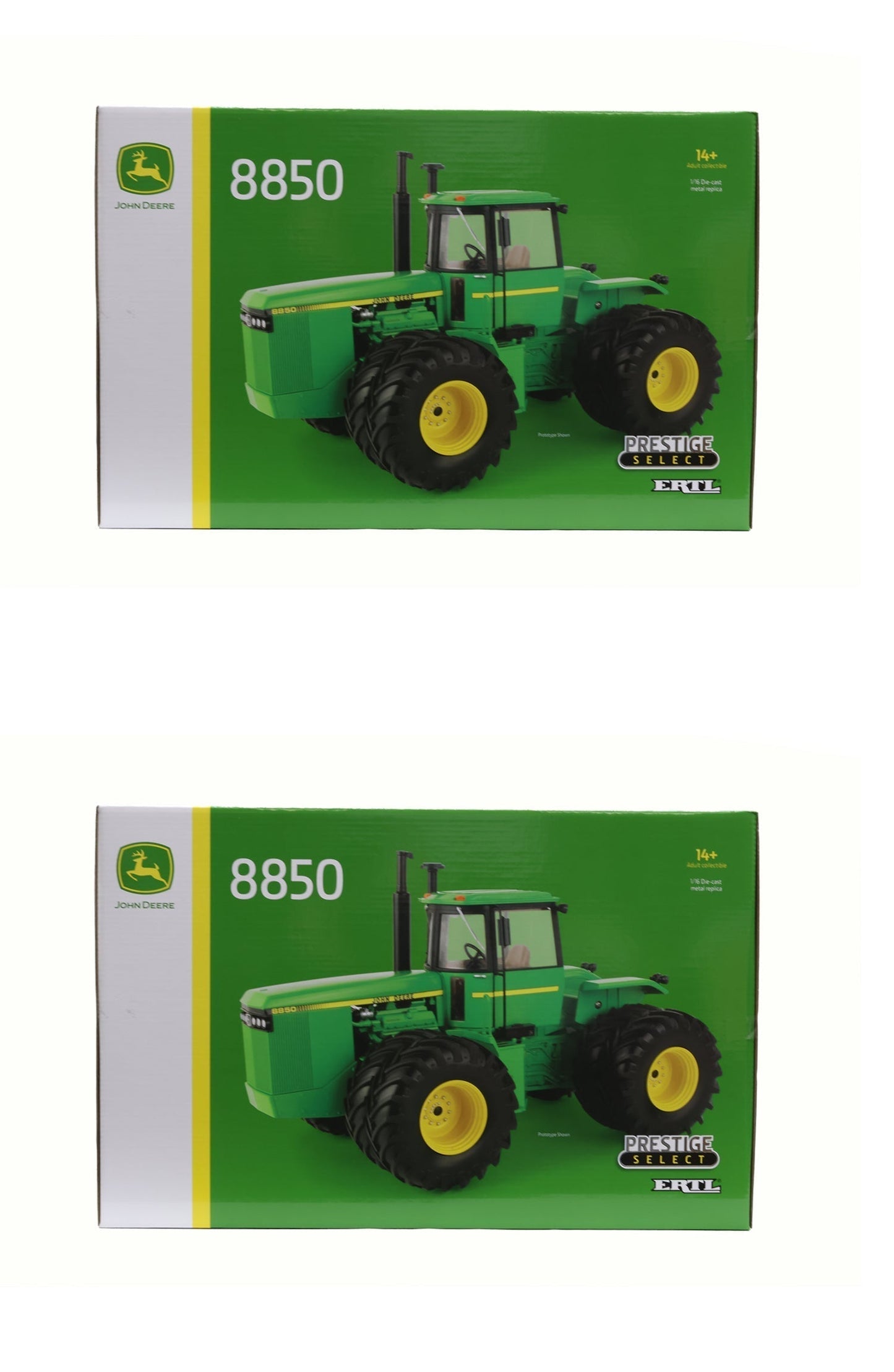 1/16 John Deere 8850 Prestige Collection (SET OF 2) Series #3 Tractor Toy - LP82795,2