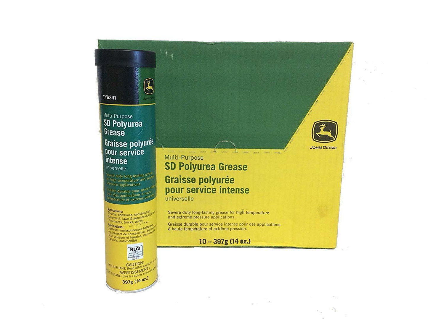 John Deere SD Polyurea Multi-Purpose Grease - TY6341 (CASE OF 10)