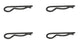 John Deere Original Equipment (4 PACK) Spring Locking Pin - 28316