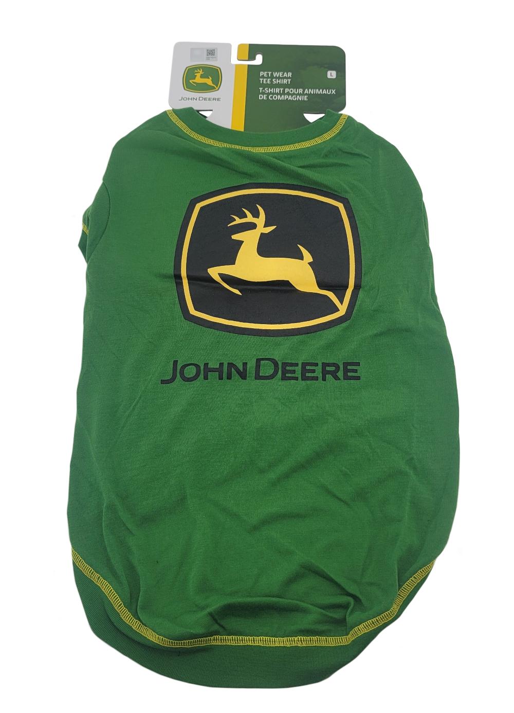 John Deere Size LARGE Pet Tee Shirt - LP82842
