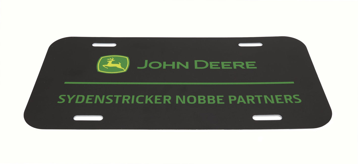 John Deere "Sydenstricker Nobbe Partners" License Plate - LP85908