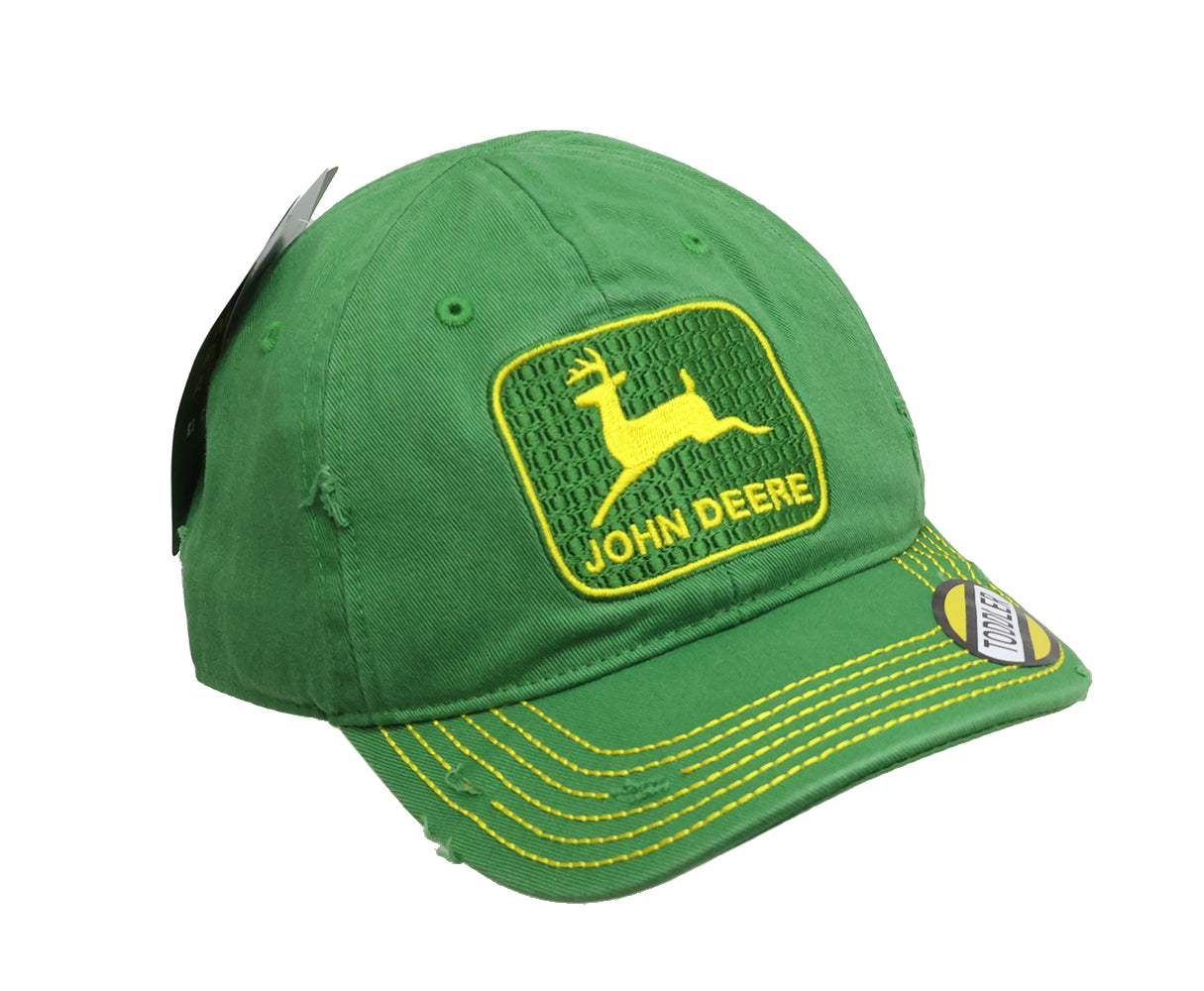 John Deere Toddler Green Distressed Vintage Hap/Cap - LP71414