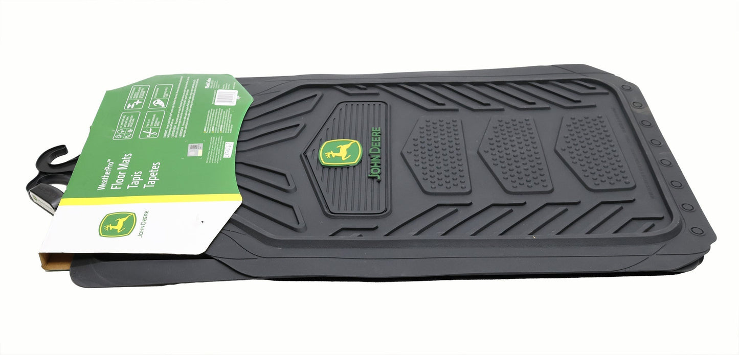 John Deere 4-Piece WeatherPro Floor Mat Set - LP70568