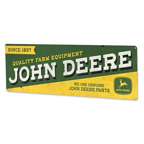 John Deere High Gloss Die Cut Metal Billboard Sign - LP79532