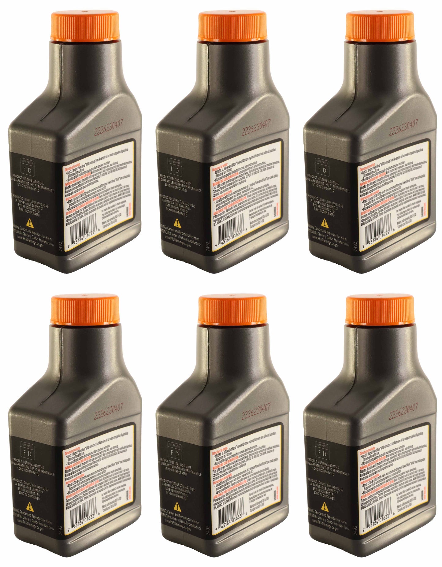 Echo Original Equipment 6-PACK PowerBlend Gold 2.6 Oz. 2-Stroke Engine Oil - 6450000