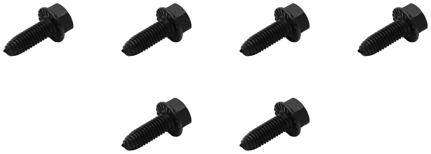 John Deere Original Equipment Hexagonal Flanged Head Self-Tapping Screw, M8 X 23.5 (6-PACK) - M159825