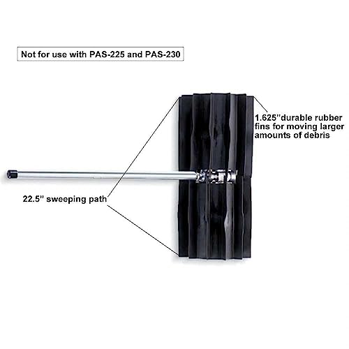 Echo Pro Paddle Rubber Broom Attachment for ECHO Pro Attachment Series Gas or Battery PAS Power Head - 99944200620