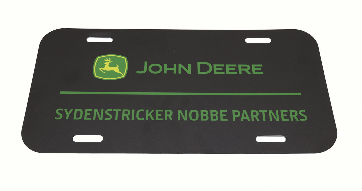 John Deere "Sydenstricker Nobbe Partners" License Plate - LP85908