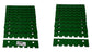 John Deere Original Equipment Combine Notched Wear Plate (Pack of 20) - H165407,20