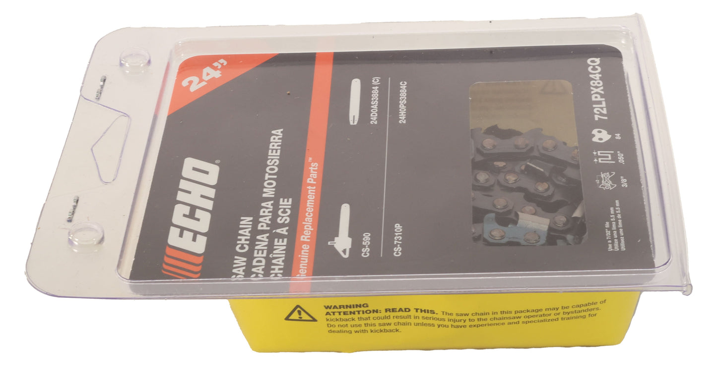 Echo Original Equipment  3/8" Pitch   0.050 Gauge Saw Chain - 24" - 72LPX84CQ