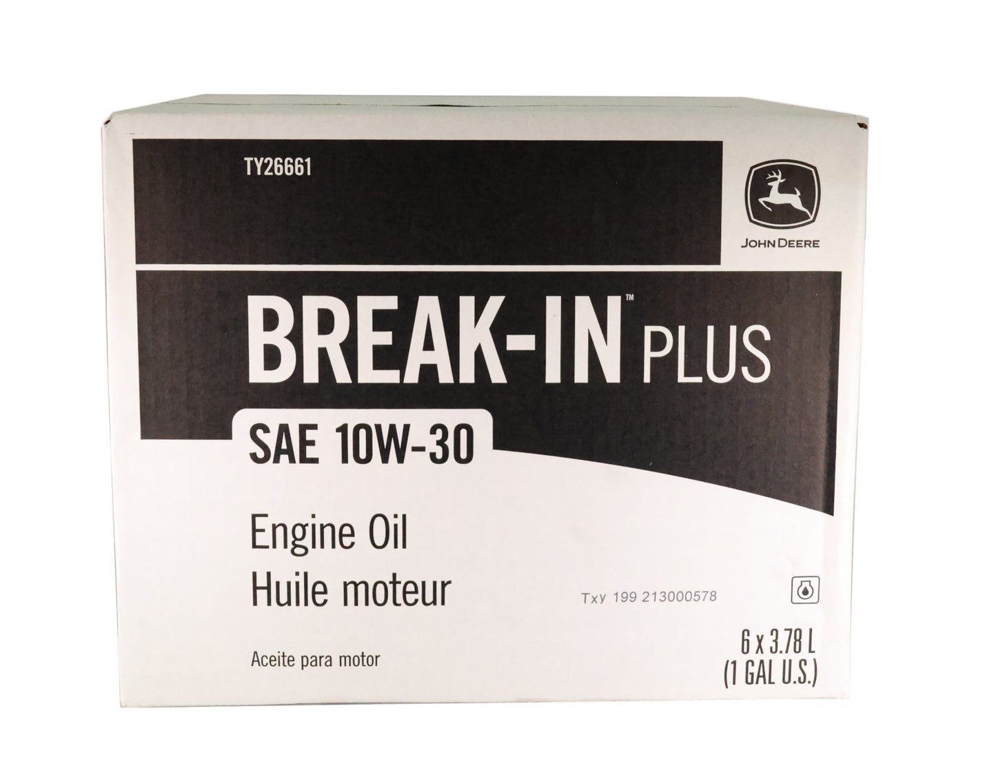 John Deere Original Equipment (6 Gallons) Break-In Plus Engine Oil - TY26661