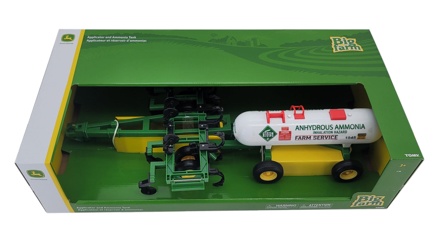 1/16 John Deere Applicator w/ Anhydrous Tank Toy - LP81013