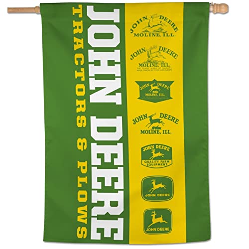 John Deere Green Vintage Logo Vertical Banner - LP79710