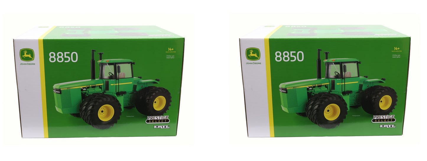 1/16 John Deere 8850 Prestige Collection (SET OF 2) Series #3 Tractor Toy - LP82795,2