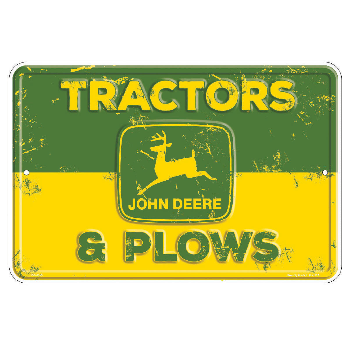 John Deere Tractors & Plows Metal Sign - LP85816