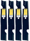 A&I XHT 16-1/4", 5/8", HL Mower Blade (Set of 4) - B1BC1204,4