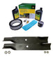 John Deere Original Equipment Model LX288 (S.N. -090,000) Maintenance Kit + Standard Blades, 38" Mower Deck