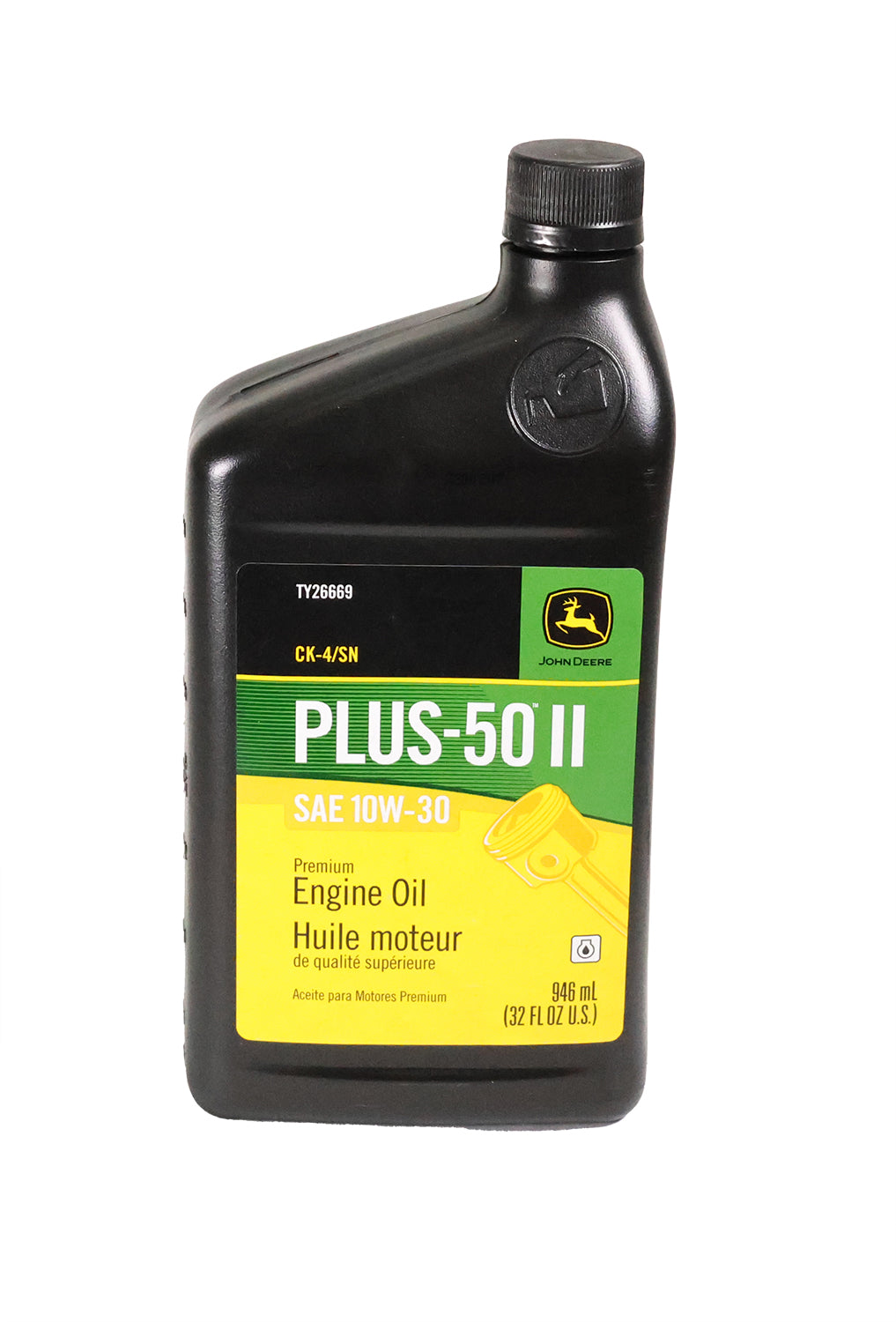 John Deere Original Equipment Plus-50 II SAE 10W-30 Quart Engine Oil - TY26669