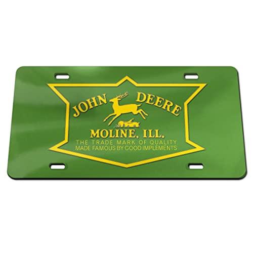 John Deere Green Vintage Logo License Plate - LP79721