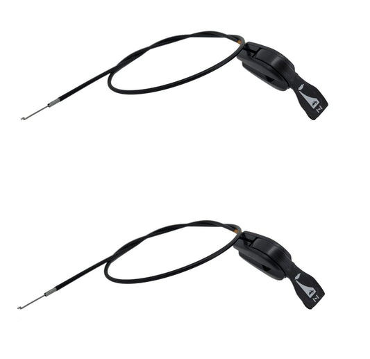 Honda (2 PACK) Throttle Cable and Lever Assembly - 17850-VG3-010