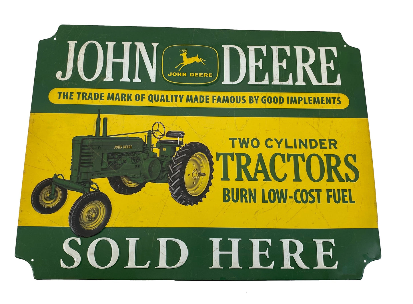 John Deere Tractors Sold Here Metal Sign - LP82986