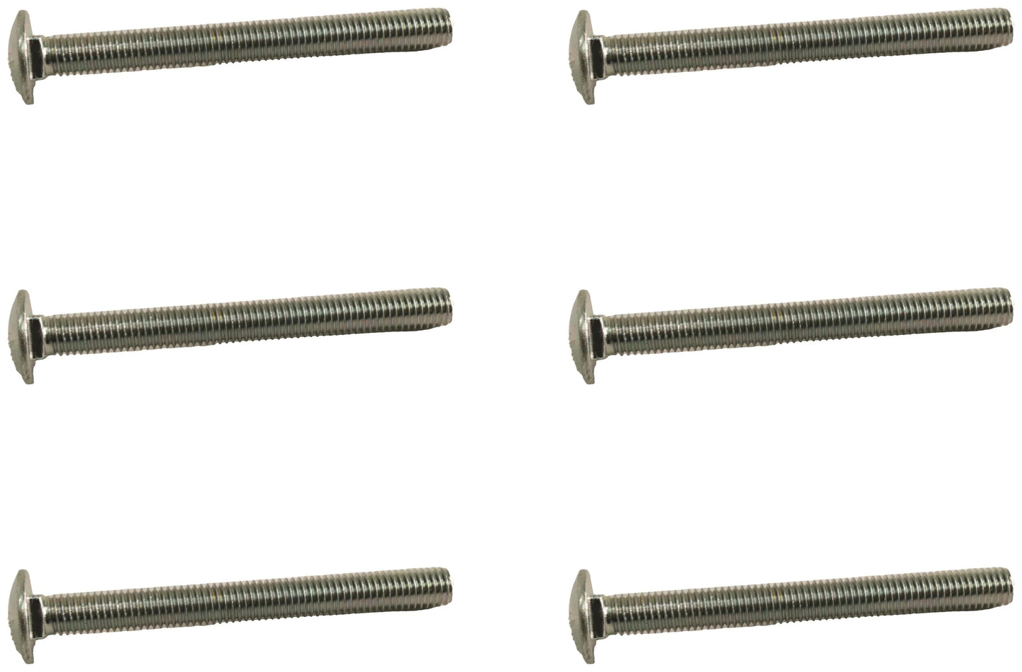 John Deere Original Equipment Round Head Square Neck Bolt, M8 X 80 (6-PACK) - 03M7267