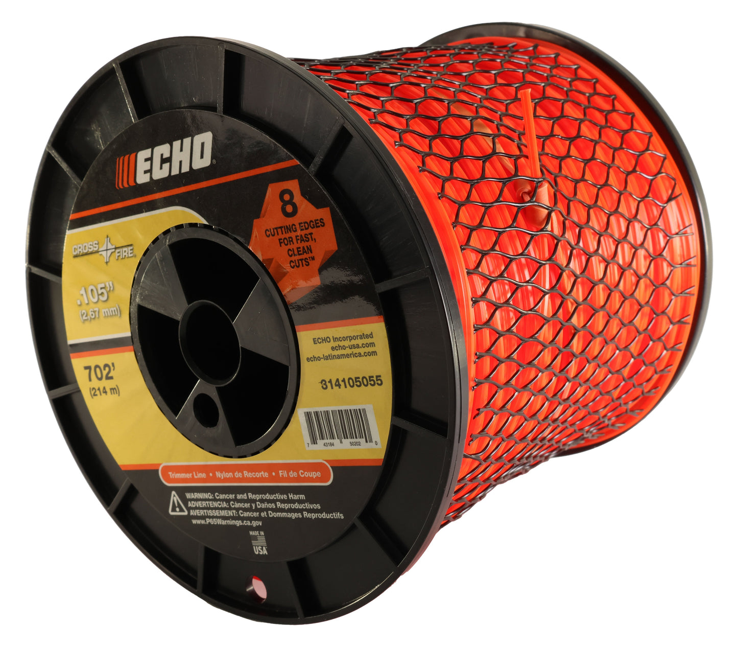 Echo Original Equipment Cross-Fire Trimmer Line, 3 LB Spool, 0.105" Diameter - 314105055