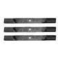 John Deere Original Equipment 72" Mulch Blades - M142514 (Set of 3)
