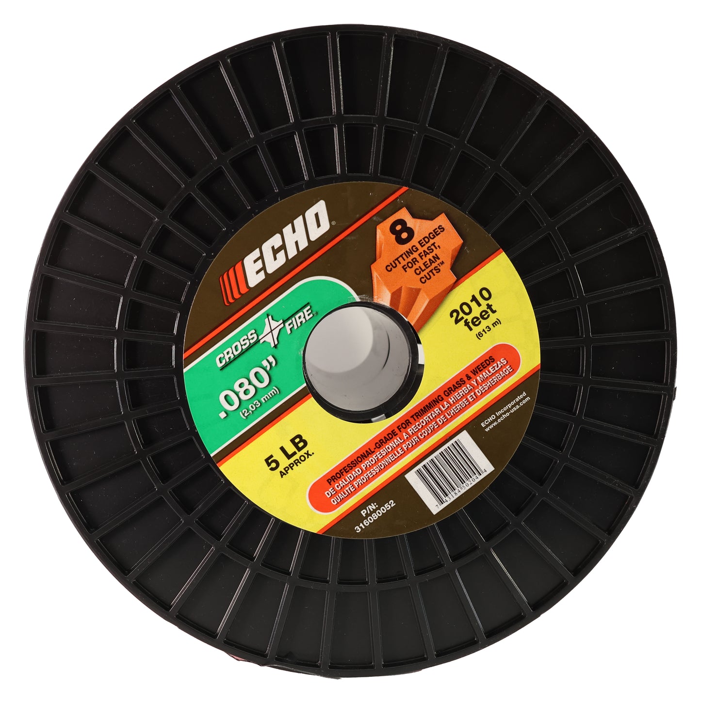 Echo Original Equipment Echo Cross-Fire Trimmer Line, 5 LB Spool, 0.080" Diameter - 316080052