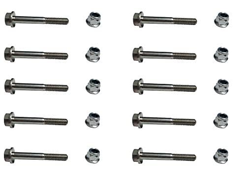 John Deere (10 PACK) Original Equipment 19M8321/14M7397 Screw and Nut Kit - 19M8321B