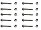 John Deere (10 PACK) Original Equipment 19M8321/14M7397 Screw and Nut Kit - 19M8321B
