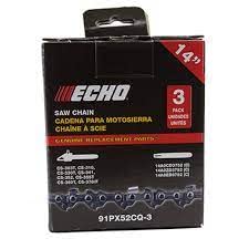 Echo Original Equipment Pack of 3 91PX52CQ Chainsaw Chains - 91PX52CQ-3