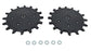 Yetter Twister Poly Spike Closing Wheel Kit - 6200-005