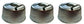 John Deere (3-Pack) Original Equipment Deflector - M127351,3