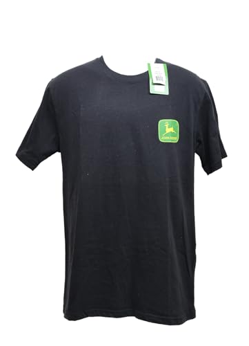 John Deere Men's SMALL Short Sleeve Black Tee - LP82104