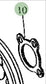 John Deere Original Equipment Gasket - M152189