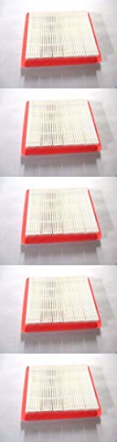 Honda 5 PACK Air Cleaner (Wix Filters) Element - 17211-Z8B-901