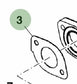 John Deere Original Equipment Gasket - MIU13095
