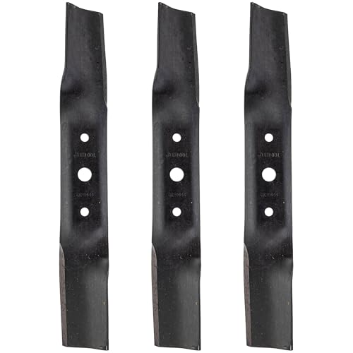 Set of 3 John Deere High Lift Bagging Blades GX20434 L120 L130