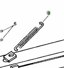 John Deere Original Equipment Extension Spring - E78685,1