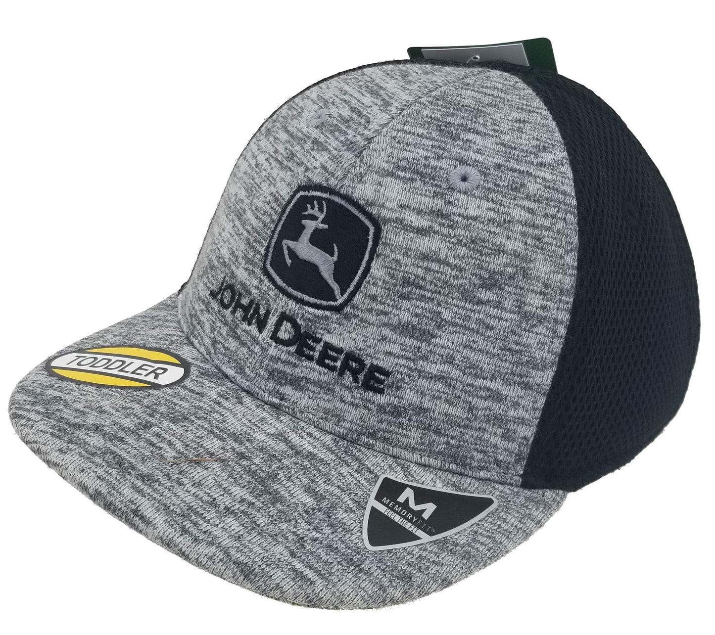 John Deere Toddlers' Black Memory Fit Space Dye Hat/Cap - LP73509