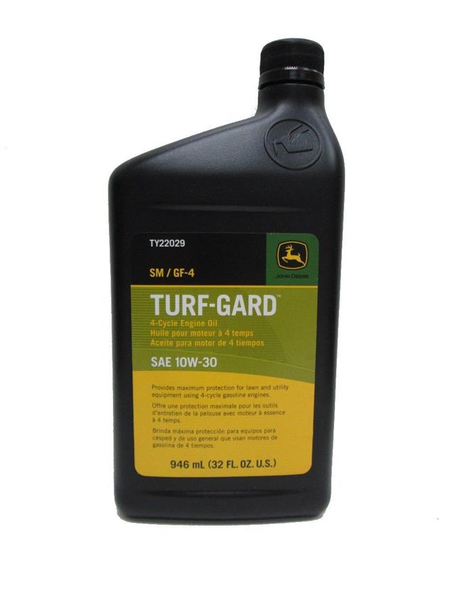 John Deere Turf-Gard SAE 10W-30 Oil Quart - TY22029