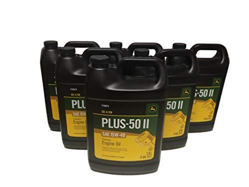 John Deere Original Equipment Plus-50 II SAE 15W-40 Oil - TY26673 (Multi-Pack GALLONS) (6)