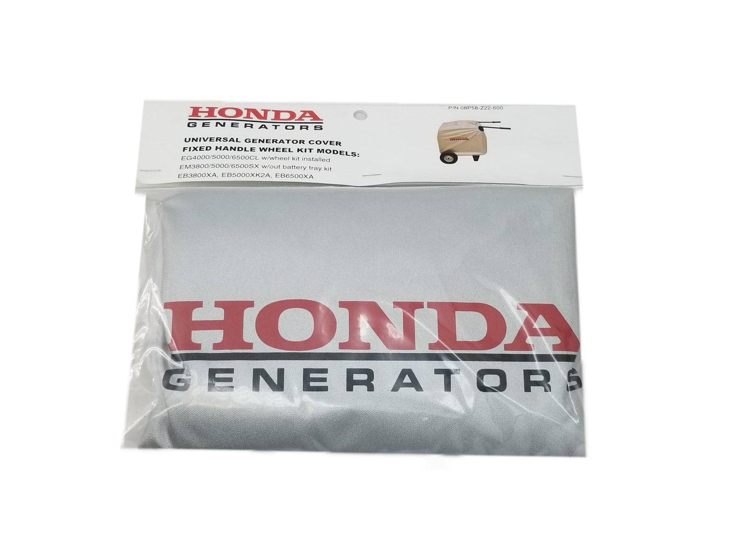 Honda Fixed Handle Generator Cover - 08P58-Z22-600
