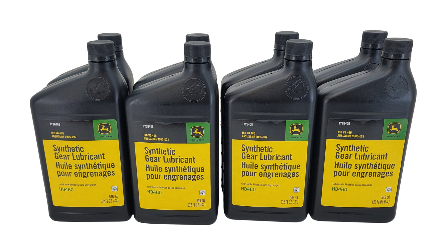 John Deere (8 PACK) Original Equipment Synthetic Gear Lubricant - TY26408