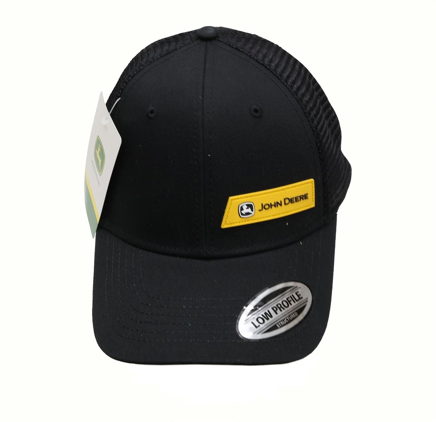 John Deere Black Twill/Mesh Hat/Cap - LP86079