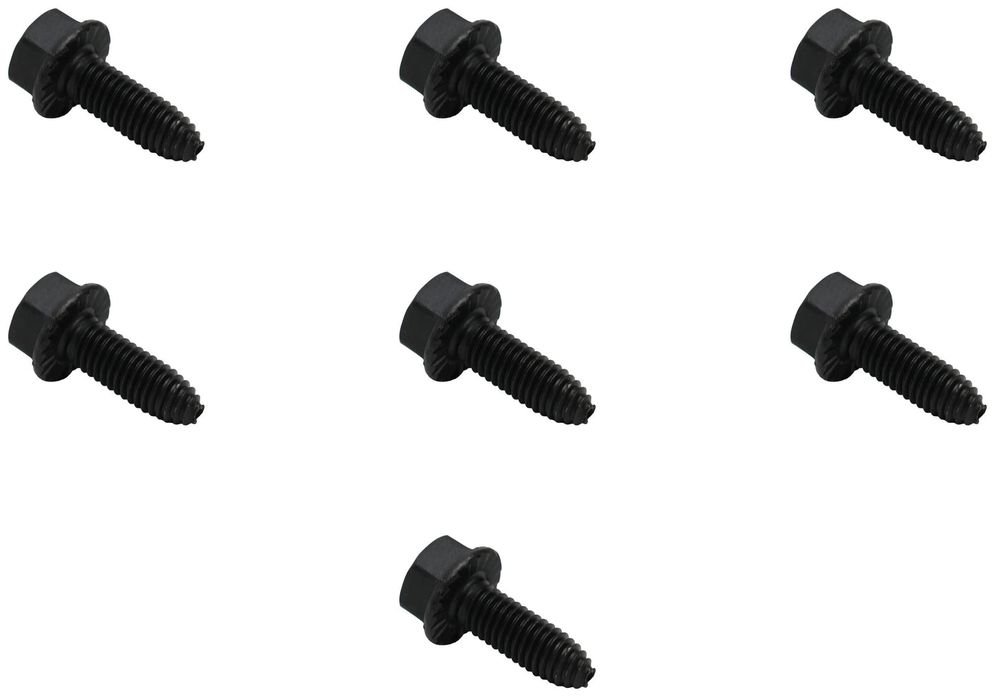 John Deere Original Equipment Hexagonal Flanged Head Self-Tapping Screw, M8 X 23.5 (7-PACK) - M159825