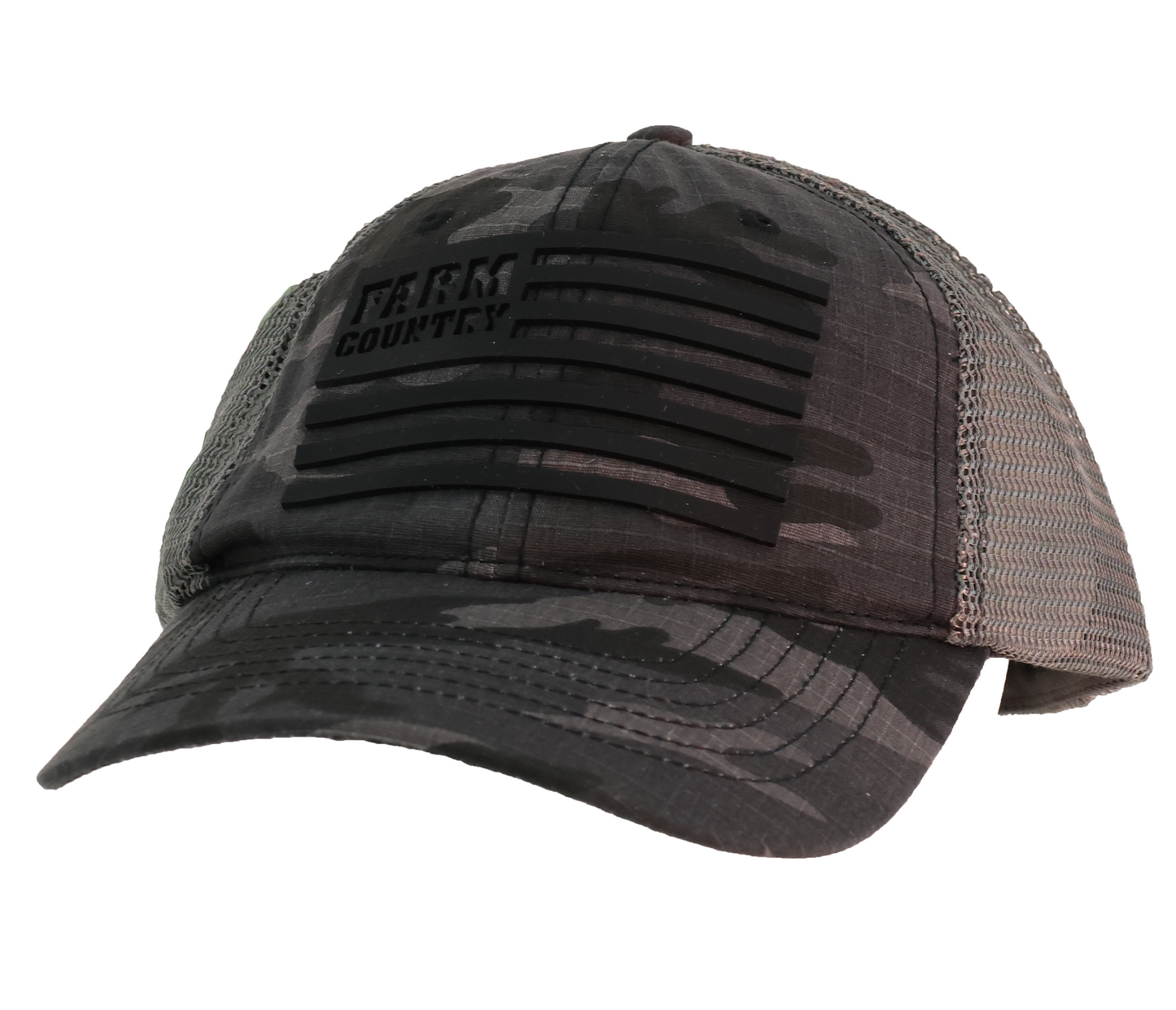 John Deere Grey Camo Mesh Black Cap - LP82704